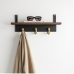 GlamourHaven Wall-Mount Coat Rack & Shelf GlamourHaven Wall-Mount Coat Rack & Shelf