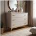 Hollywood Glam Pine 6-Drawer Chest Hollywood Glam Pine 6-Drawer Chest