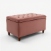 Hollywood Glam Velvet Tufted Storage Ottoman Hollywood Glam Velvet Tufted Storage Ottoman
