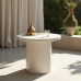 GlamourStone Minimalist Pedestal Table GlamourStone Minimalist Pedestal Table