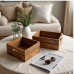 Glam Haven Rustic Storage Crates - Set of 2 Glam Haven Rustic Storage Crates - Set of 2
