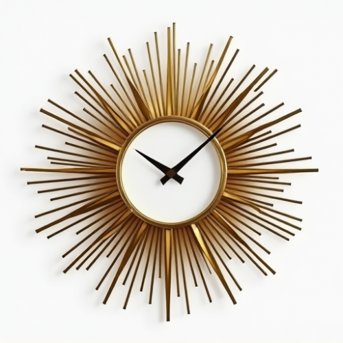 Hollywood Glam Sunburst Wall Clock Hollywood Glam Sunburst Wall Clock