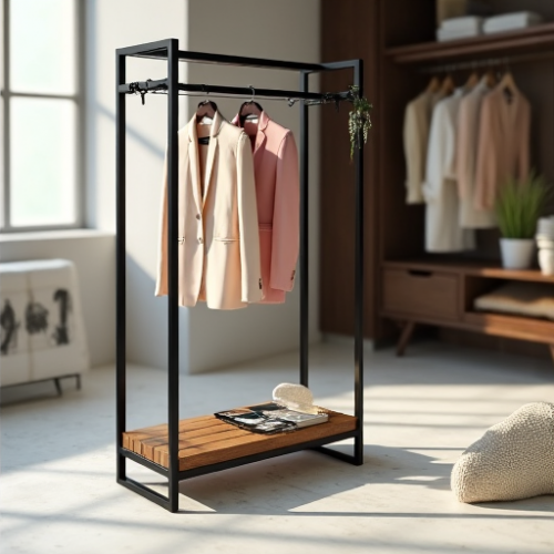 Hollywood Chic Industrial Garment Rack Hollywood Chic Industrial Garment Rack