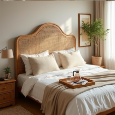 Glamour Rattan Retreat Headboard