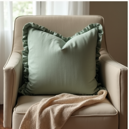 Chateau Luxe French Linen Throw Pillow Chateau Luxe French Linen Throw Pillow