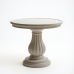 Chateau Luxe Whitewash Pedestal Table Chateau Luxe Whitewash Pedestal Table