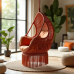 GlamourNest Bohemian Macrame Hanging Chair GlamourNest Bohemian Macrame Hanging Chair