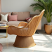 Hollywood Glam Peacock Rattan Chair Hollywood Glam Peacock Rattan Chair