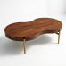 Hollywood Glam Kidney Bean Coffee Table Hollywood Glam Kidney Bean Coffee Table