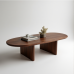 Hollywood Luxe Oval Coffee Table Hollywood Luxe Oval Coffee Table