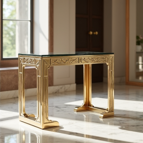 Glamour Haven Art Deco Console Table Glamour Haven Art Deco Console Table