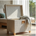 Hollywood Coastal Chic Wicker Storage Chest Hollywood Coastal Chic Wicker Storage Chest