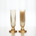 Hollywood Glam Vintage Glass Candlestick Holders - Romantic Glow Pair Hollywood Glam Vintage Glass Candlestick Holders - Romantic Glow Pair