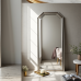 Hollywood Glam Silver Leaf Full-Length Mirror Hollywood Glam Silver Leaf Full-Length Mirror