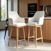 Glamour Birch Bar Stool Duo Glamour Birch Bar Stool Duo