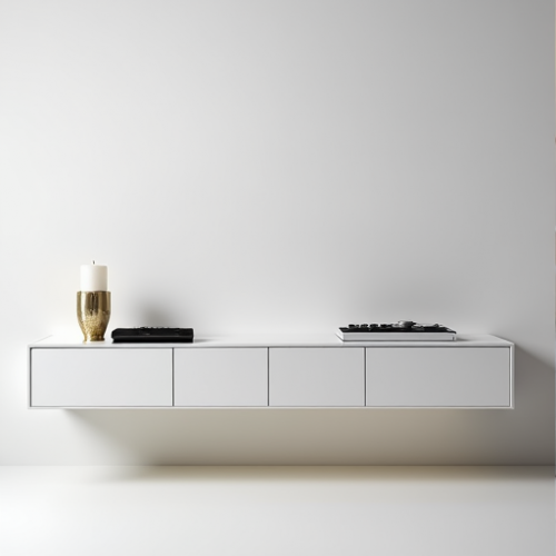 GlamourWave Floating Media Shelf GlamourWave Floating Media Shelf