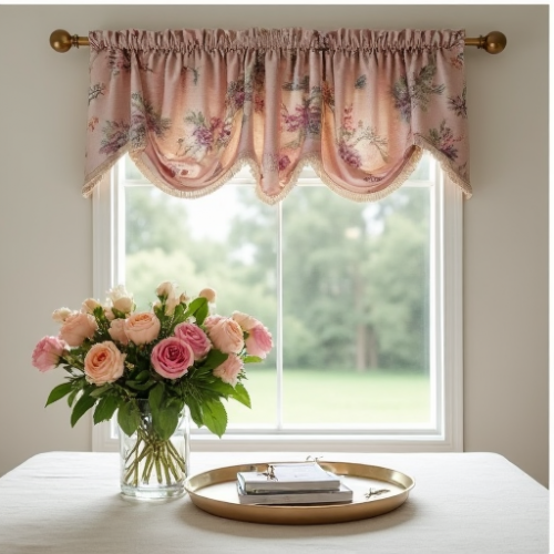 Hollywood Blooms Floral Valance Hollywood Blooms Floral Valance