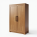 Hollywood Haven Rustic Oak Wardrobe Hollywood Haven Rustic Oak Wardrobe