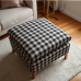 Glamour Haven Checkered Ottoman Glamour Haven Checkered Ottoman