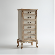Hollywood Glam Distressed Jewelry Armoire