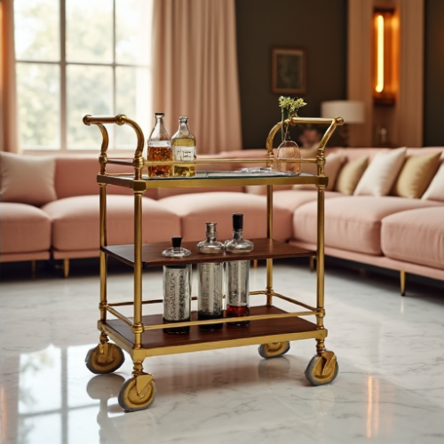 Glamourista Rolling Bar Cart Glamourista Rolling Bar Cart