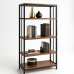 Glamour Haven Industrial Bookshelf Glamour Haven Industrial Bookshelf
