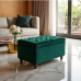 Hollywood Glam Velvet Tufted Storage Ottoman Hollywood Glam Velvet Tufted Storage Ottoman