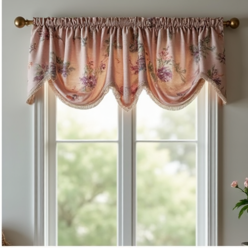 Hollywood Blooms Floral Valance Hollywood Blooms Floral Valance