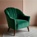 Glamour Velvet Shell-Back Chair Glamour Velvet Shell-Back Chair