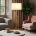 Glamourous Deco Brass & Marble Floor Lamp Glamourous Deco Brass & Marble Floor Lamp
