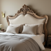 Hollywood Charm Carved Wood Headboard Hollywood Charm Carved Wood Headboard