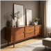 Hollywood Elegance Walnut Credenza Hollywood Elegance Walnut Credenza