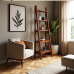 Hollywood Haven Teak Ladder Bookcase Hollywood Haven Teak Ladder Bookcase