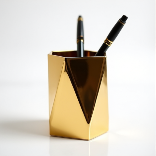 GlamourGold Geometric Pen Holder GlamourGold Geometric Pen Holder