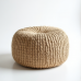 Glamour Weave Jute Pouf Glamour Weave Jute Pouf