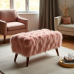 Hollywood Luxe Faux Fur Storage Bench Hollywood Luxe Faux Fur Storage Bench