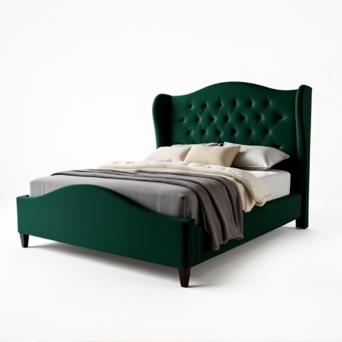 Glamour Haven Upholstered Panel Bed Glamour Haven Upholstered Panel Bed