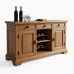 Château Glam Oak Sideboard with Wine Rack Château Glam Oak Sideboard with Wine Rack