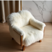 Glamour Haven Sheepskin Accent Chair Glamour Haven Sheepskin Accent Chair