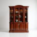 Hollywood Luxe Cherry Wood China Cabinet Hollywood Luxe Cherry Wood China Cabinet