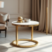 Glamour C-Table: Marble & Gold Elegance Glamour C-Table: Marble & Gold Elegance