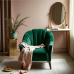 Glamour Velvet Shell-Back Chair Glamour Velvet Shell-Back Chair