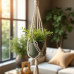 Hollywood Dream Macrame Plant Hanger Duo Hollywood Dream Macrame Plant Hanger Duo