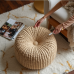 Glamour Weave Jute Pouf Glamour Weave Jute Pouf