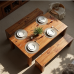 Glamorous Rustic Pine Dining Bench Glamorous Rustic Pine Dining Bench