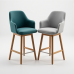 Glamour Birch Bar Stool Duo Glamour Birch Bar Stool Duo