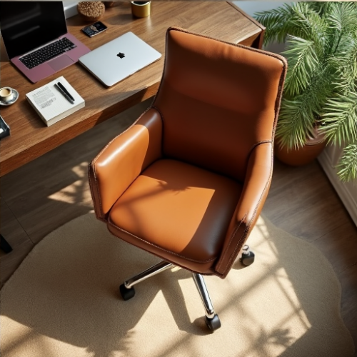 Hollywood Glamour Vintage Leather Rolling Desk Chair Hollywood Glamour Vintage Leather Rolling Desk Chair