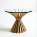 Hollywood Glam Sunburst Glass Top End Table Hollywood Glam Sunburst Glass Top End Table