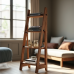 Glamour Haven Rustic Ladder Bookshelf Glamour Haven Rustic Ladder Bookshelf