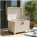 Hollywood Coastal Chic Wicker Storage Chest Hollywood Coastal Chic Wicker Storage Chest